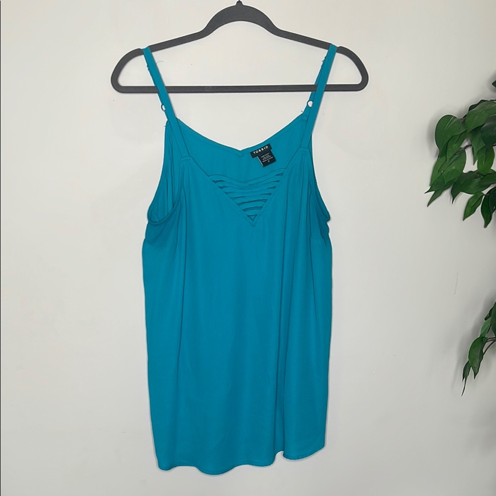 Torrid Teal Camisole Tank Top
